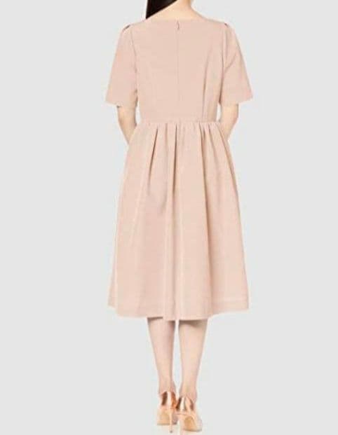 セルフォード フィット&フレアワンピース Aライン フォーマル ピンク