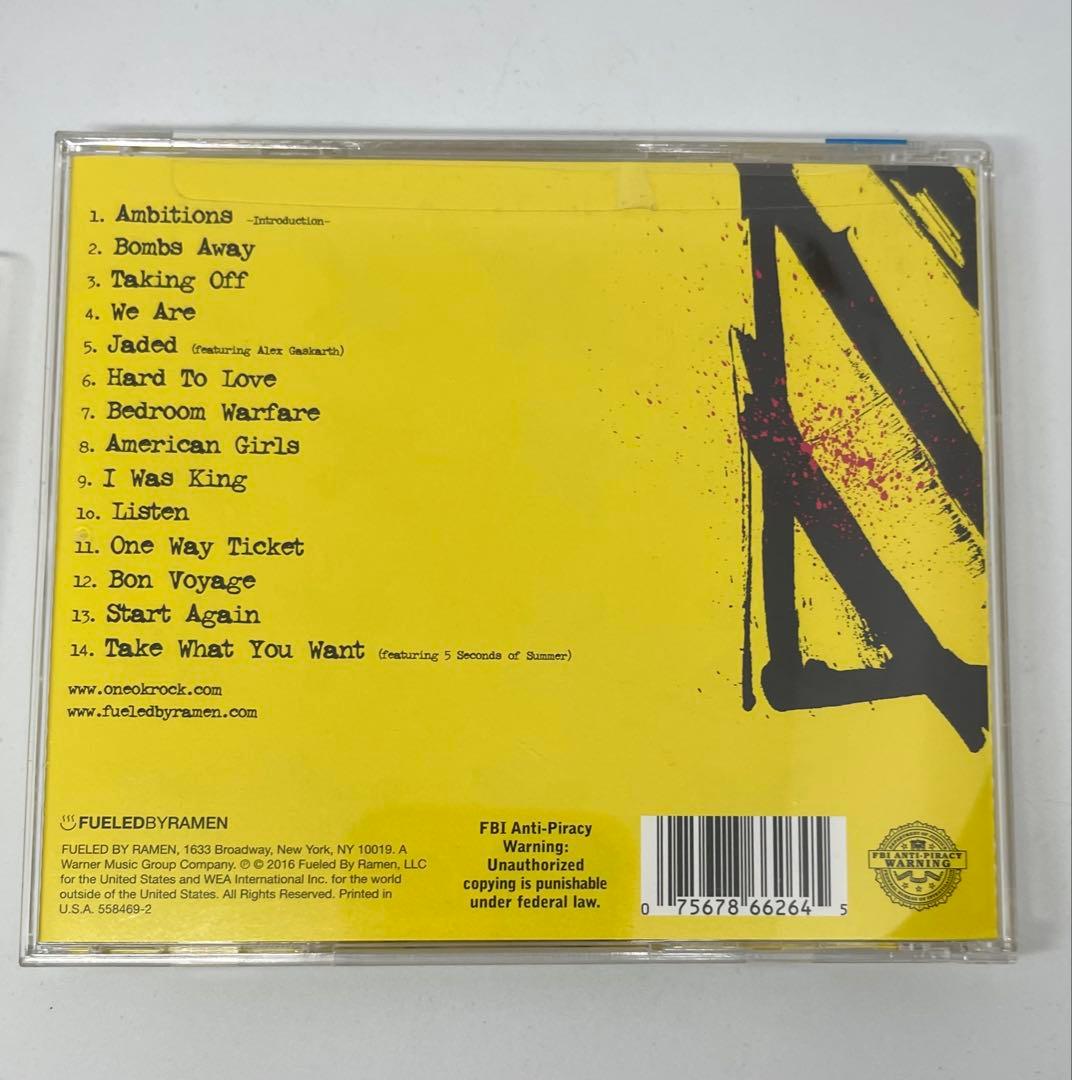 ONE OK ROCK Ambitionsサイン入り CD ワンオク VIP