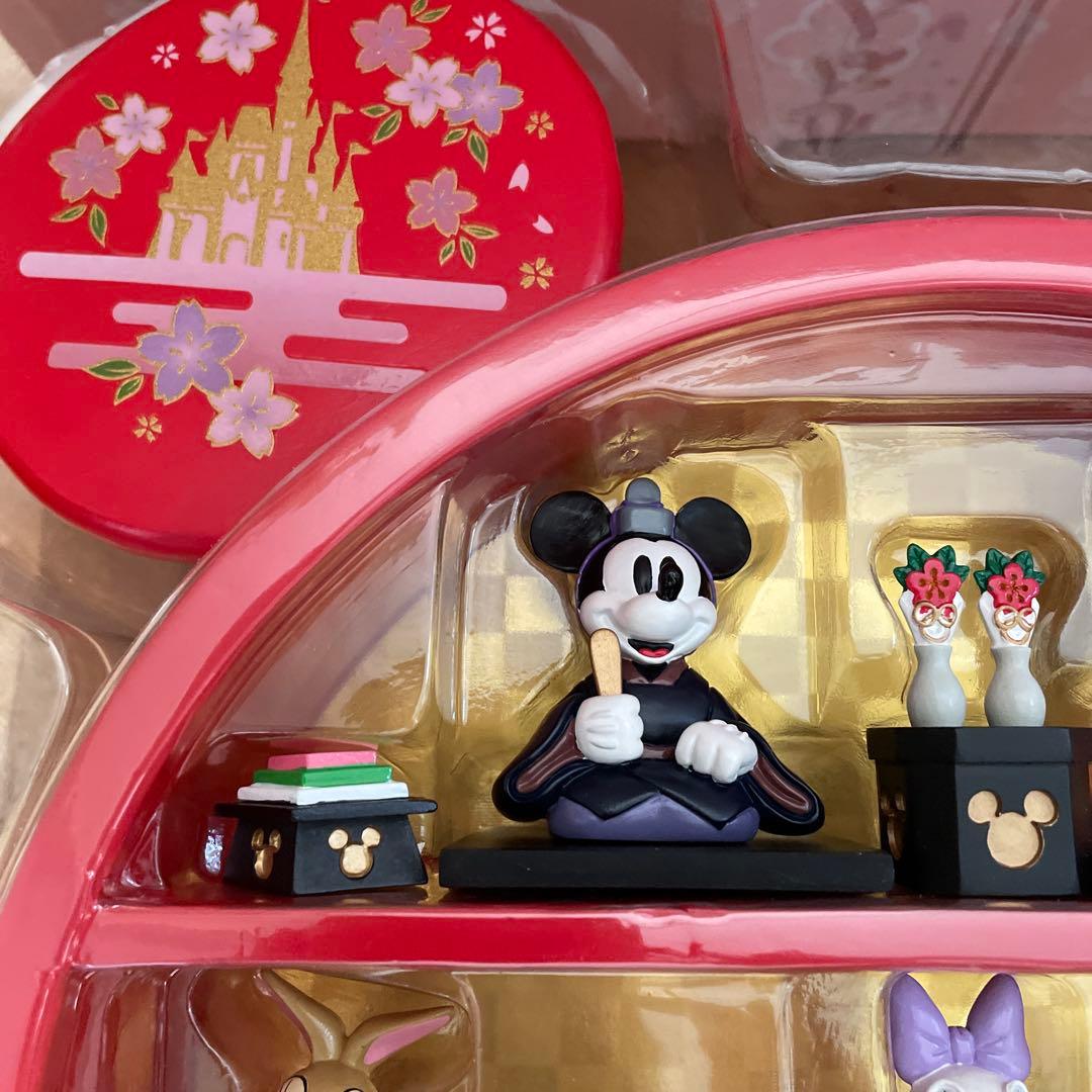 【レア】ディズニーリゾート　ひな人形　飾り棚付き　ディズニー　箱付き