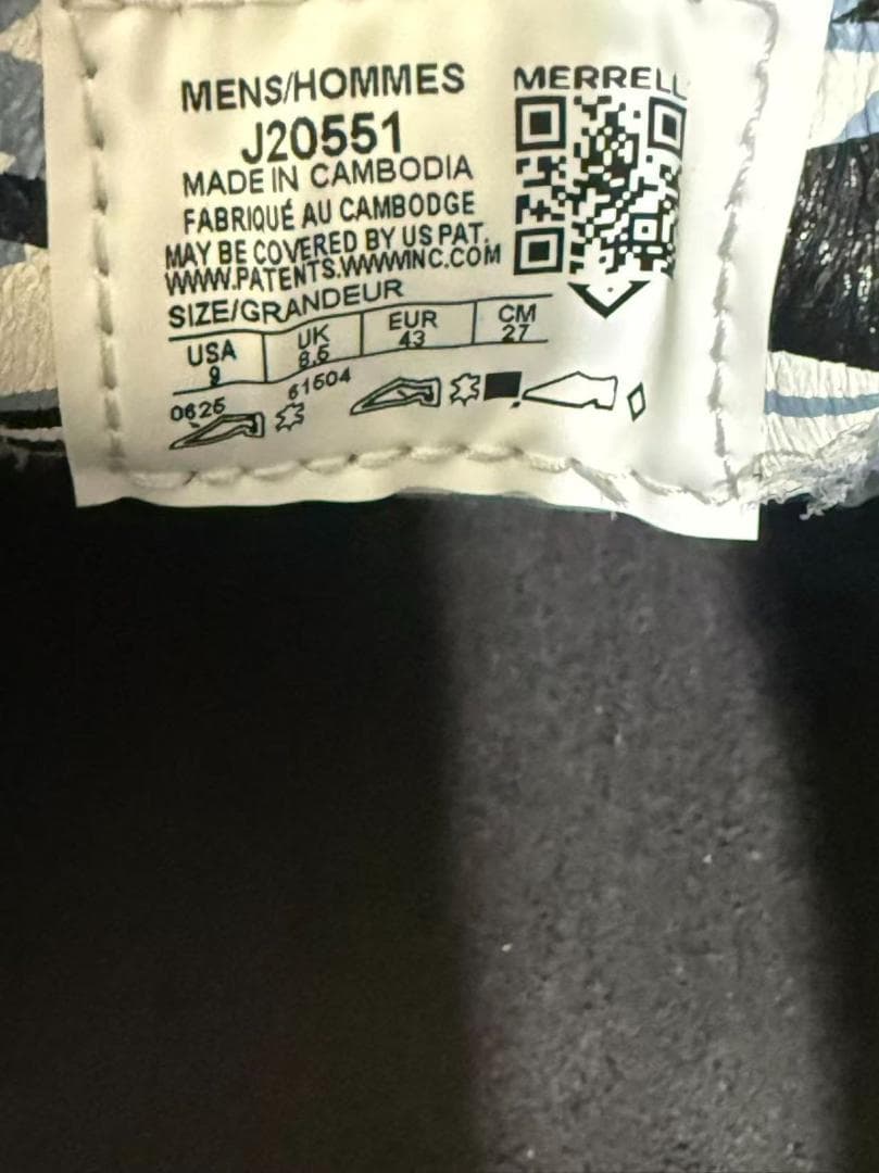 [メレル] ウォーキングシューズMootopia Lace メンズ27CM中古品