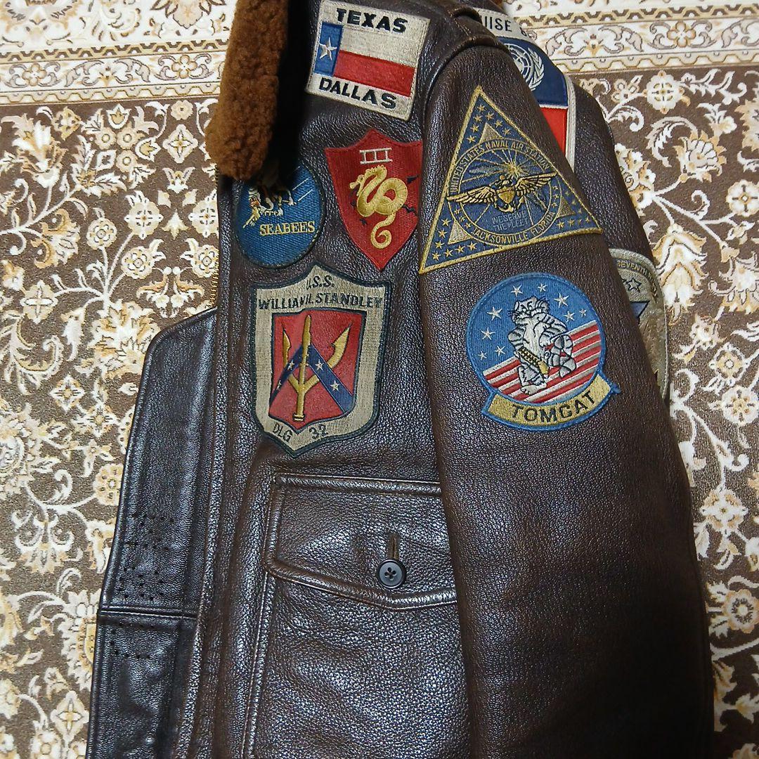 おぶ様 AVIREX トップガンレザージャケット