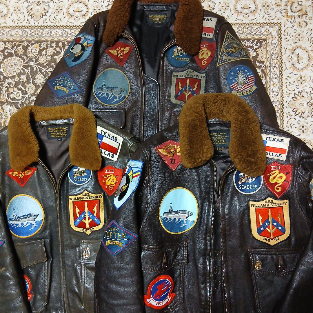 おぶ様 AVIREX トップガンレザージャケット