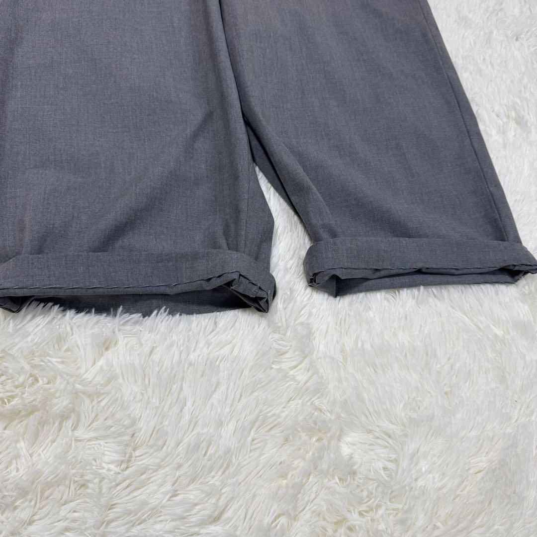 美品✨近年モデル ミズイロインド シャツカラーサロペット グレー フリーサイズ