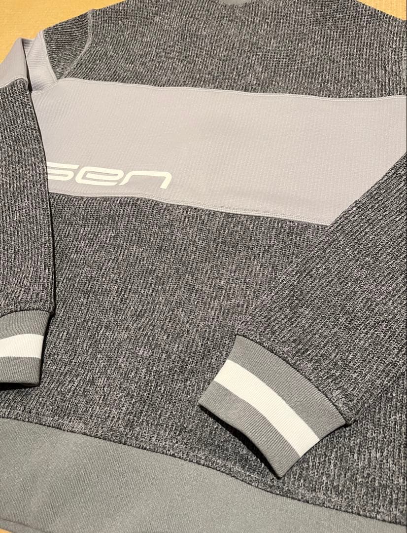 ROSASEN ニットジャケット クォーターゲージブルゾン ゴルフ M グレー