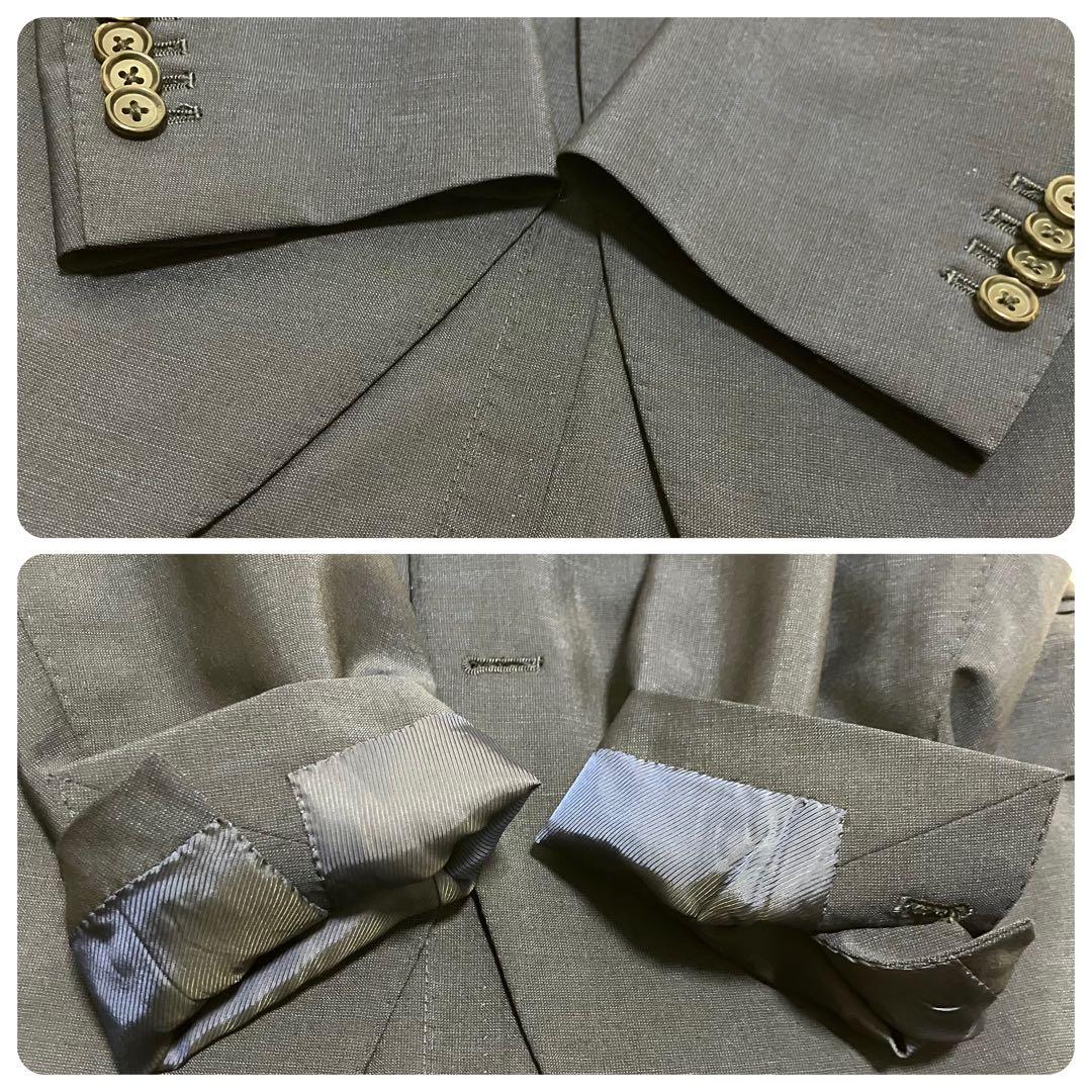 極美品✨ ブリッラペルイルグスト ゼニア モヘア混 イタリア生地 M ネイビー