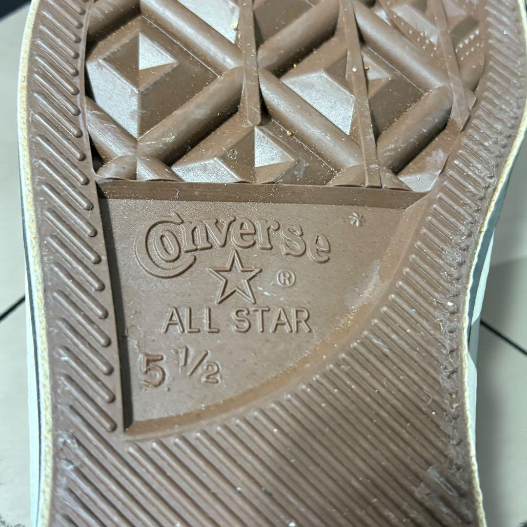 【USA製デッドストック‼︎】コンバース　レザーオールスター Hi 稀少なレッド