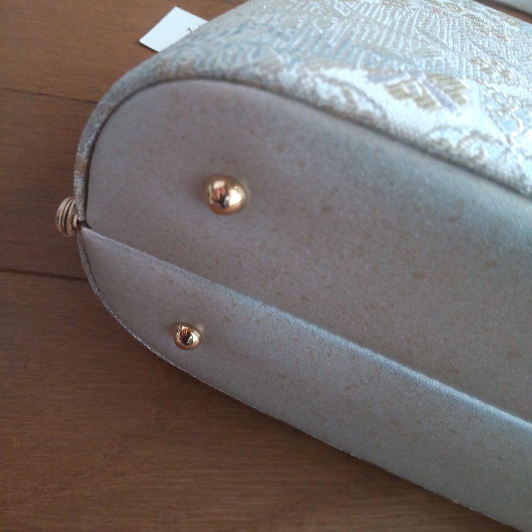 草履 バッグ セット 紗織 Lサイズ シルバー系