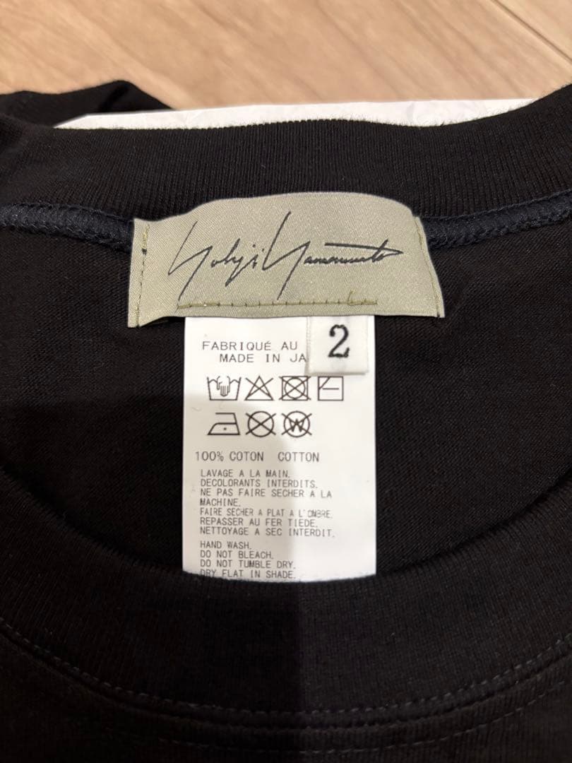 Yohji Yamamoto 長袖カットソー 刺繍ロゴ