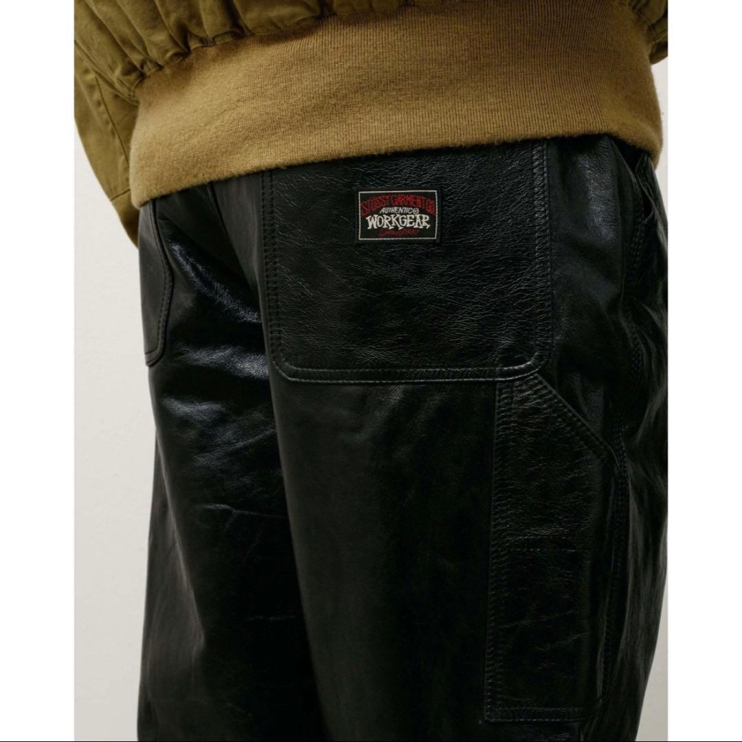 パンツ STUSSY CARPENTER PANT LEATHER