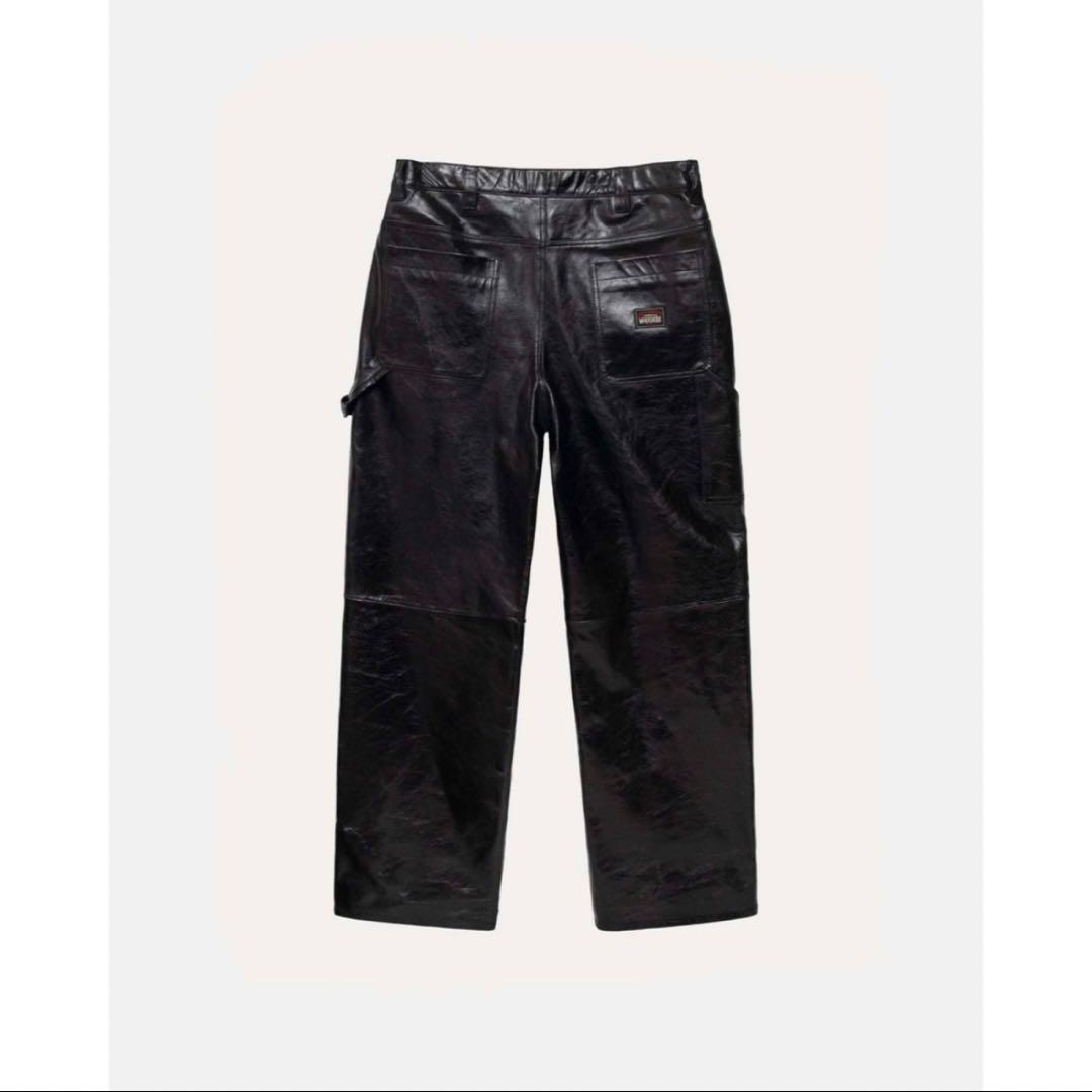 パンツ STUSSY CARPENTER PANT LEATHER