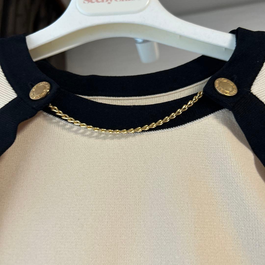 ルルウィルビー　ケープアンサンブルニット