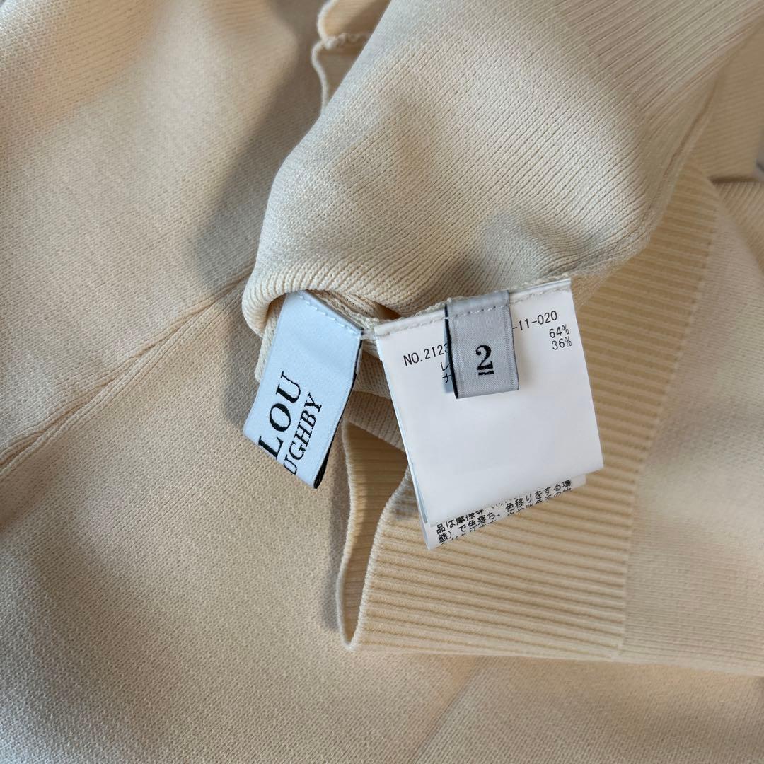 ルルウィルビー　ケープアンサンブルニット