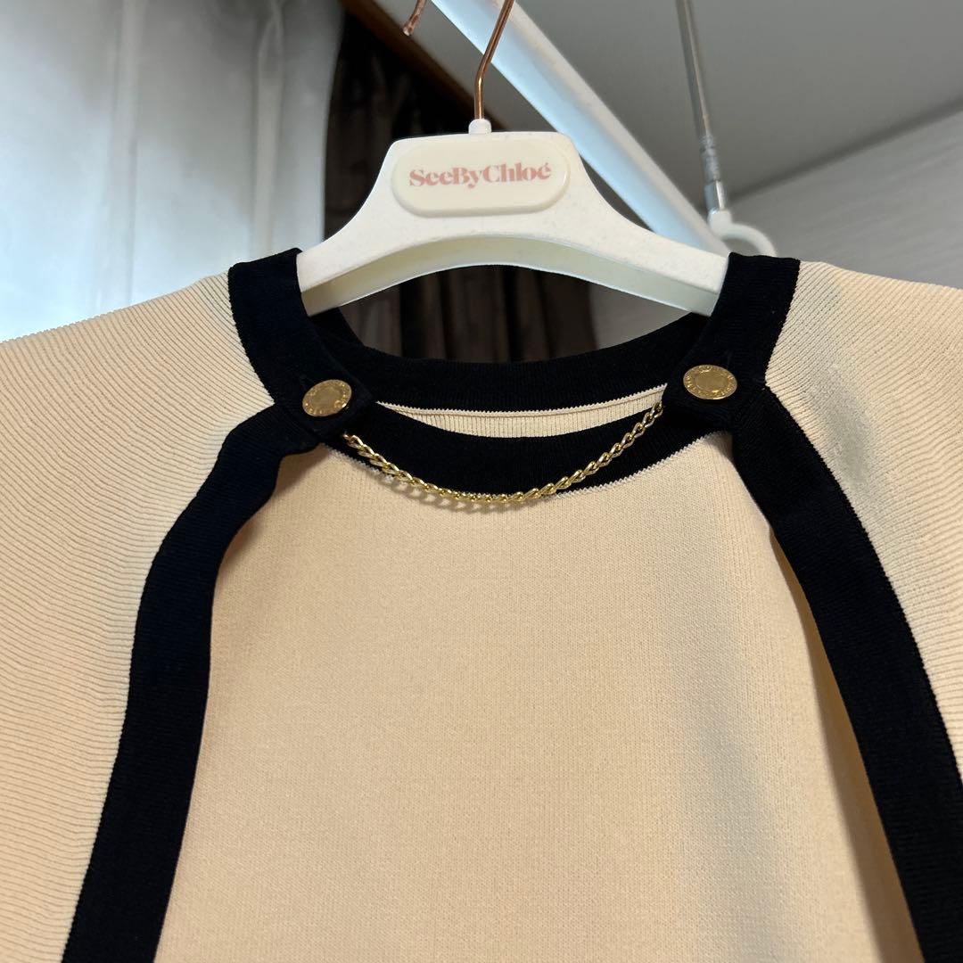 ルルウィルビー　ケープアンサンブルニット