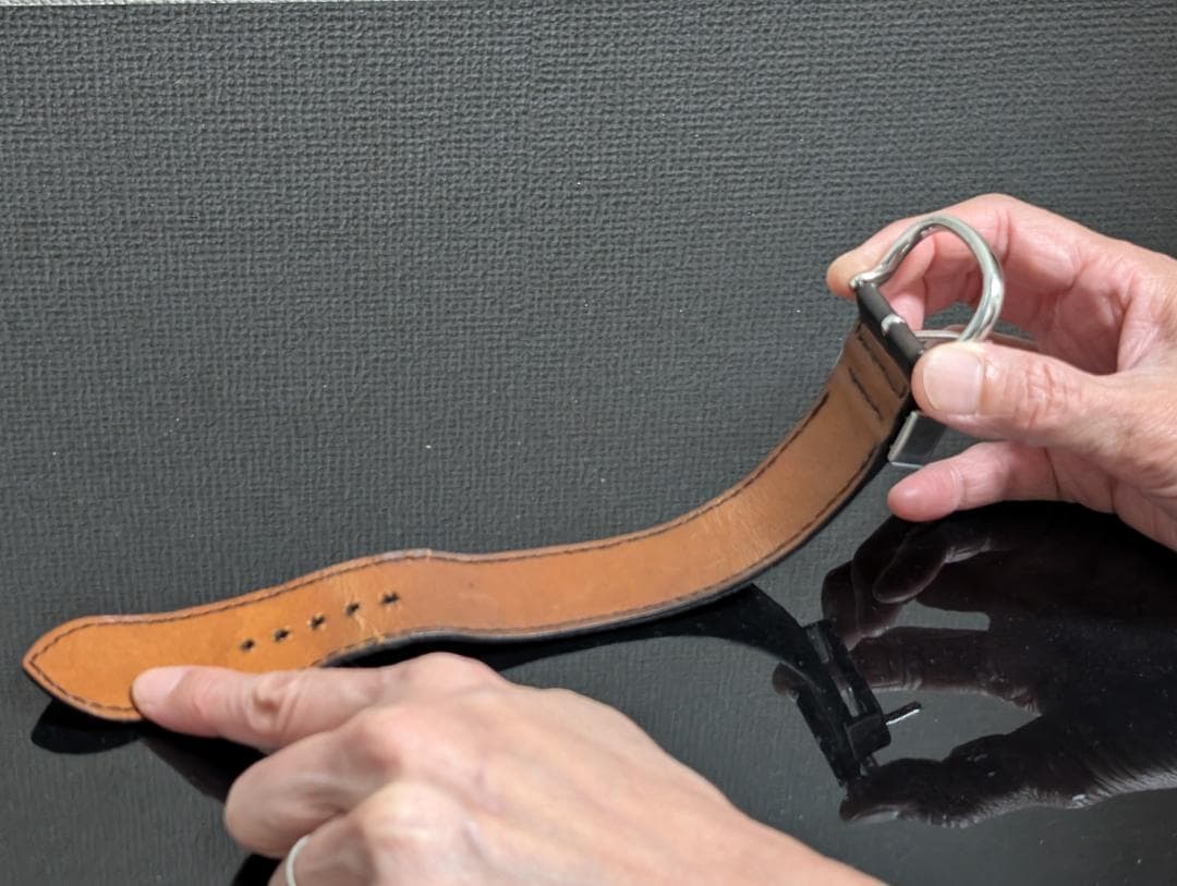 TOKIO KUMAGAI レザー バンド型時計