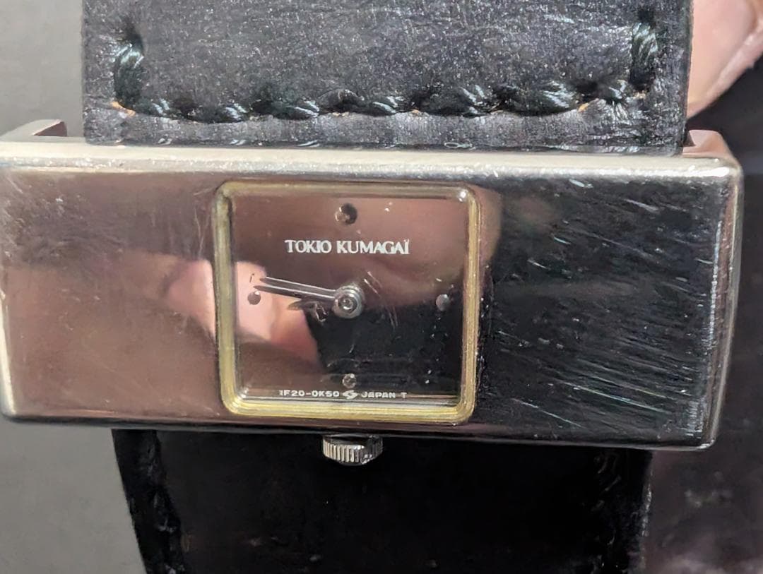 TOKIO KUMAGAI レザー バンド型時計