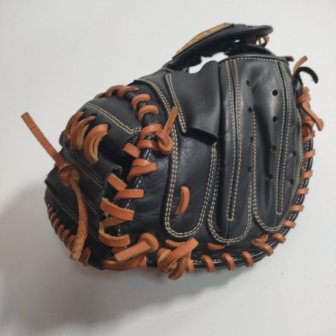 ZETT 軟式 少年用 キャッチャーミット グラウンドヒーロー ブラック×タン