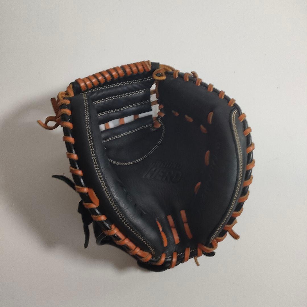 ZETT 軟式 少年用 キャッチャーミット グラウンドヒーロー ブラック×タン