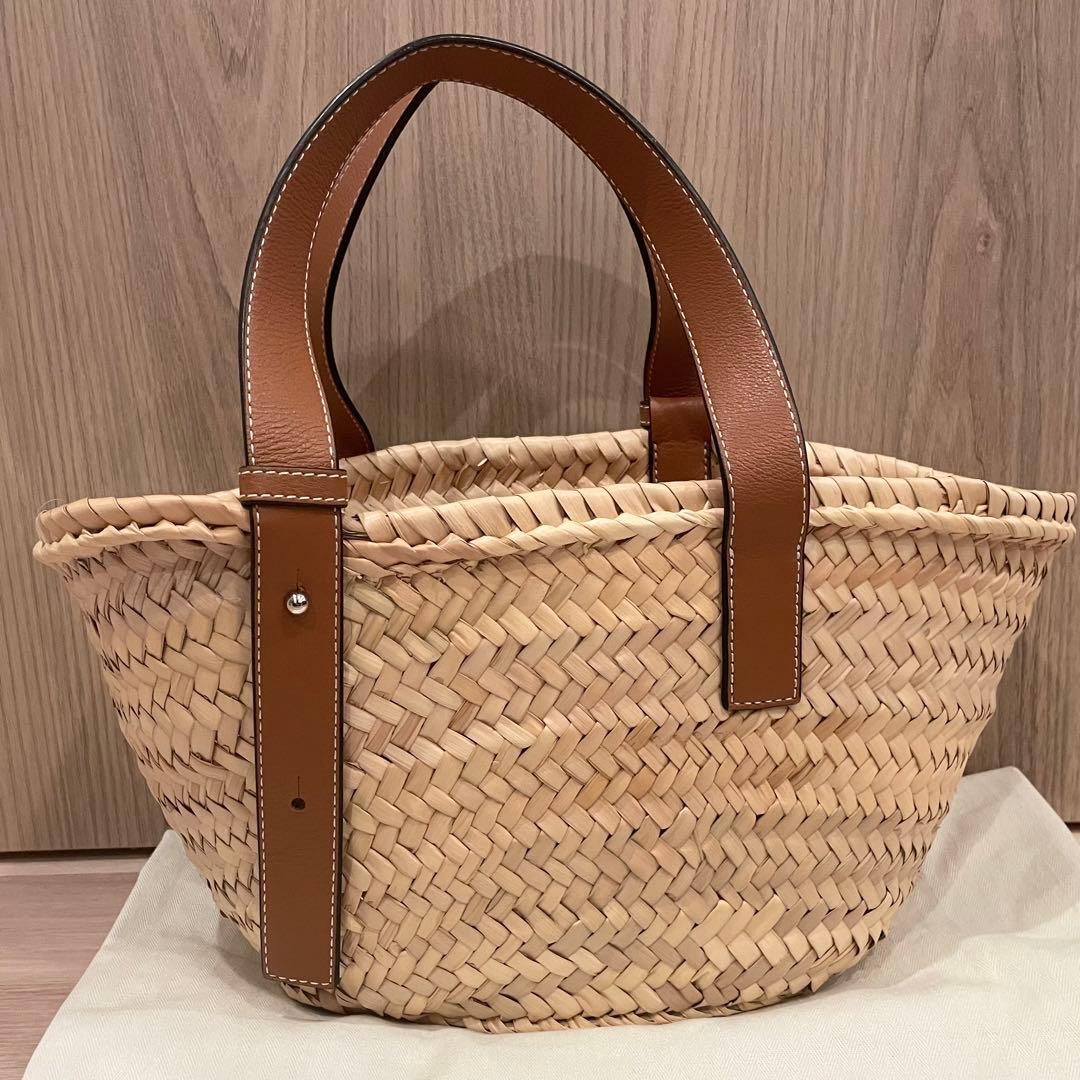 【美品】ロエベ　バスケットバッグ　スモール　カゴバッグ