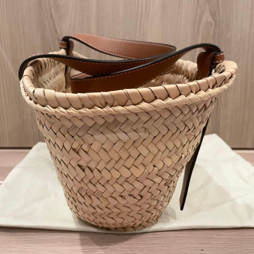 【美品】ロエベ　バスケットバッグ　スモール　カゴバッグ