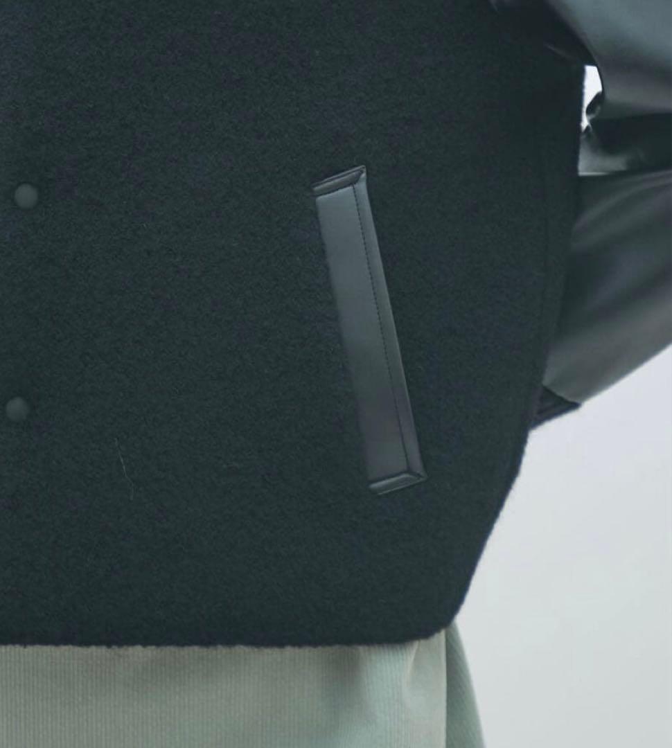 TOMORROWLAND MACPHEEシープパイル ブルゾン ブラック