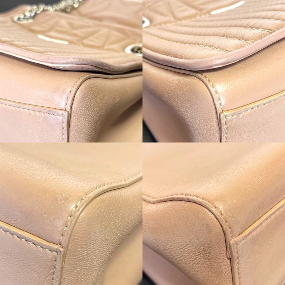 専用品JIMMY CHOO HELIA/S キルティング レザーショルダーバッグ