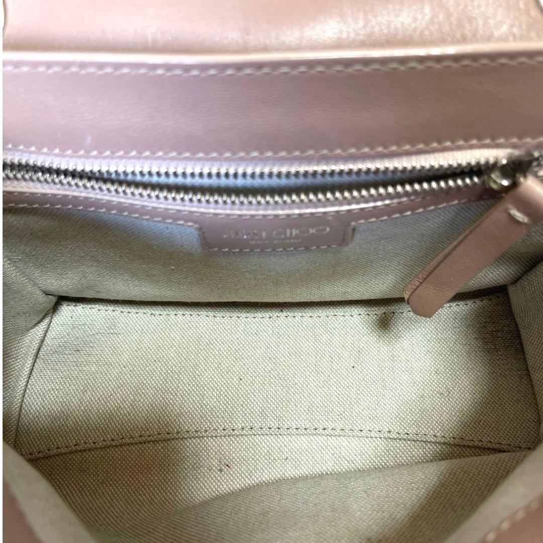 専用品JIMMY CHOO HELIA/S キルティング レザーショルダーバッグ