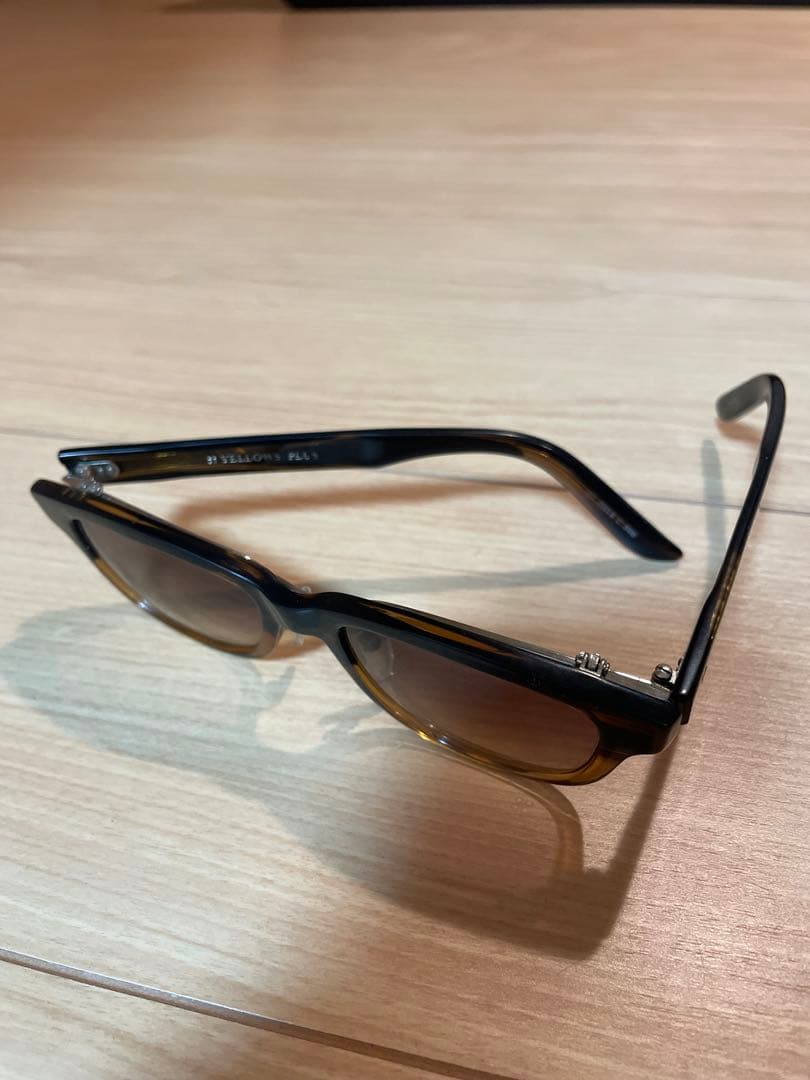 YELLOWS PLUS サングラス ブラウン