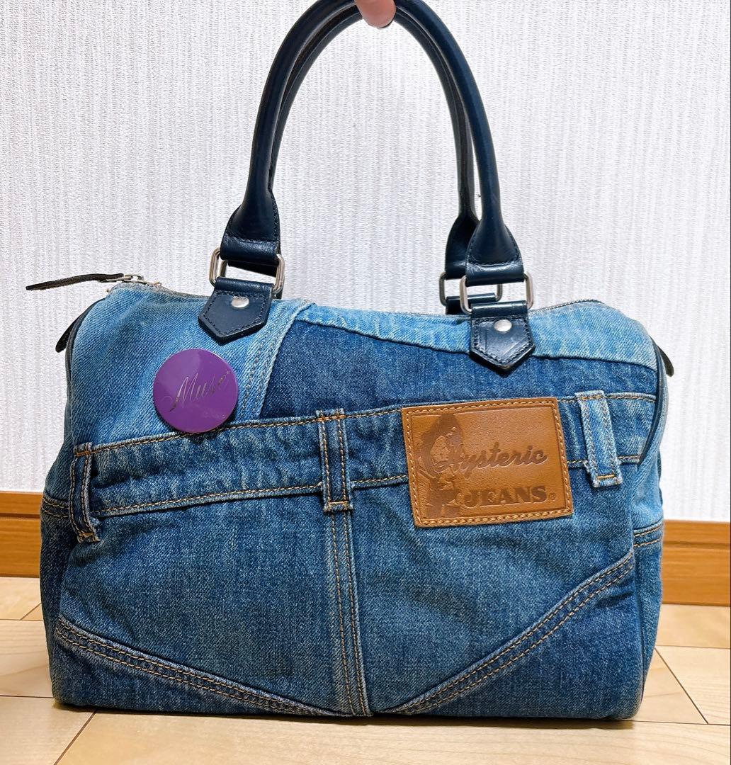 送料込み/匿名配送◎ HYSTERIC GLAMOUR デニム ハンドバッグ