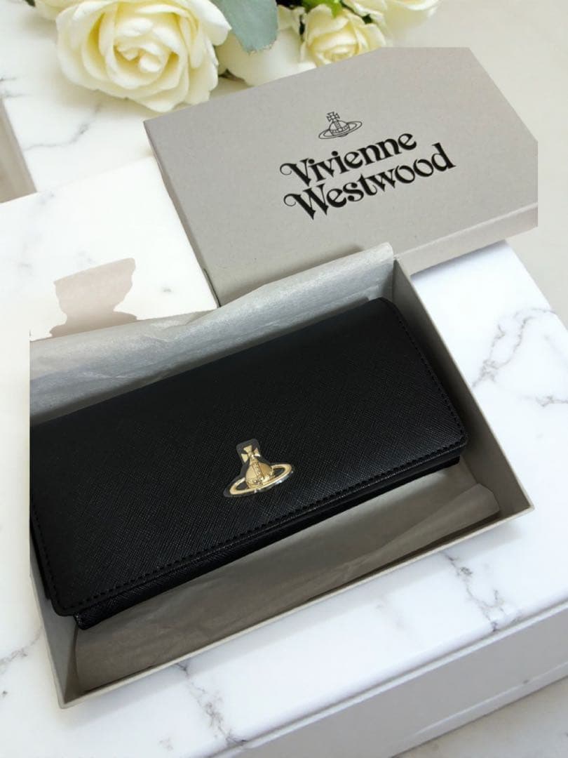 人気【新品 】Vivienne Westwood 折財布 長財布 シンプル