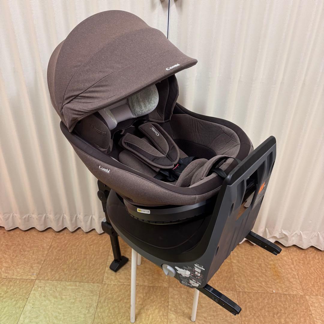 クリーニング済☆美品☆　コンビ　新生児　クルムーヴ　ISOFIX　エッグショック
