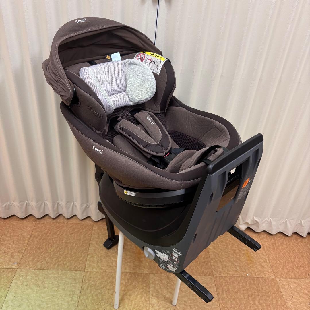 クリーニング済☆美品☆　コンビ　新生児　クルムーヴ　ISOFIX　エッグショック