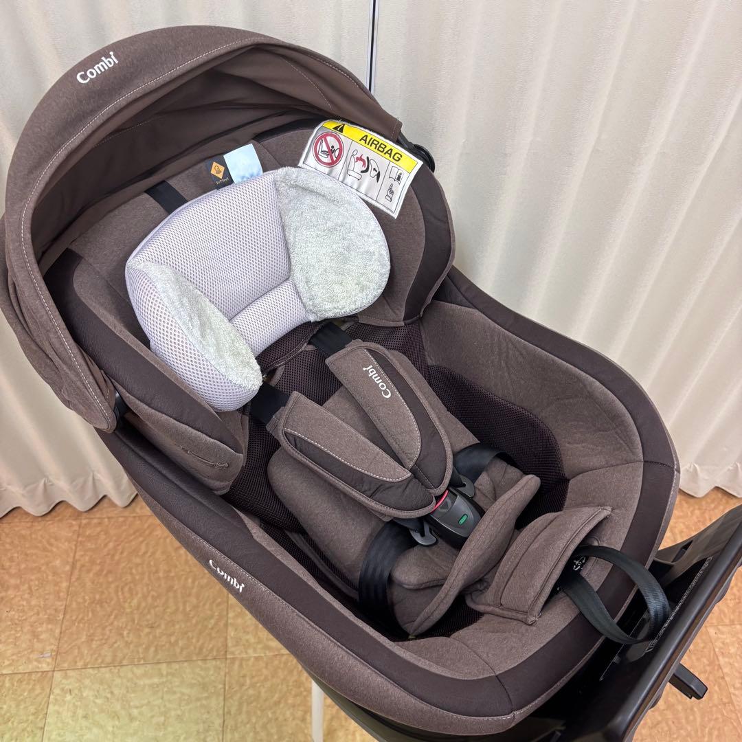 クリーニング済☆美品☆　コンビ　新生児　クルムーヴ　ISOFIX　エッグショック