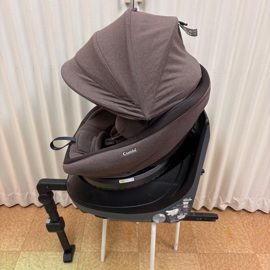 クリーニング済☆美品☆　コンビ　新生児　クルムーヴ　ISOFIX　エッグショック