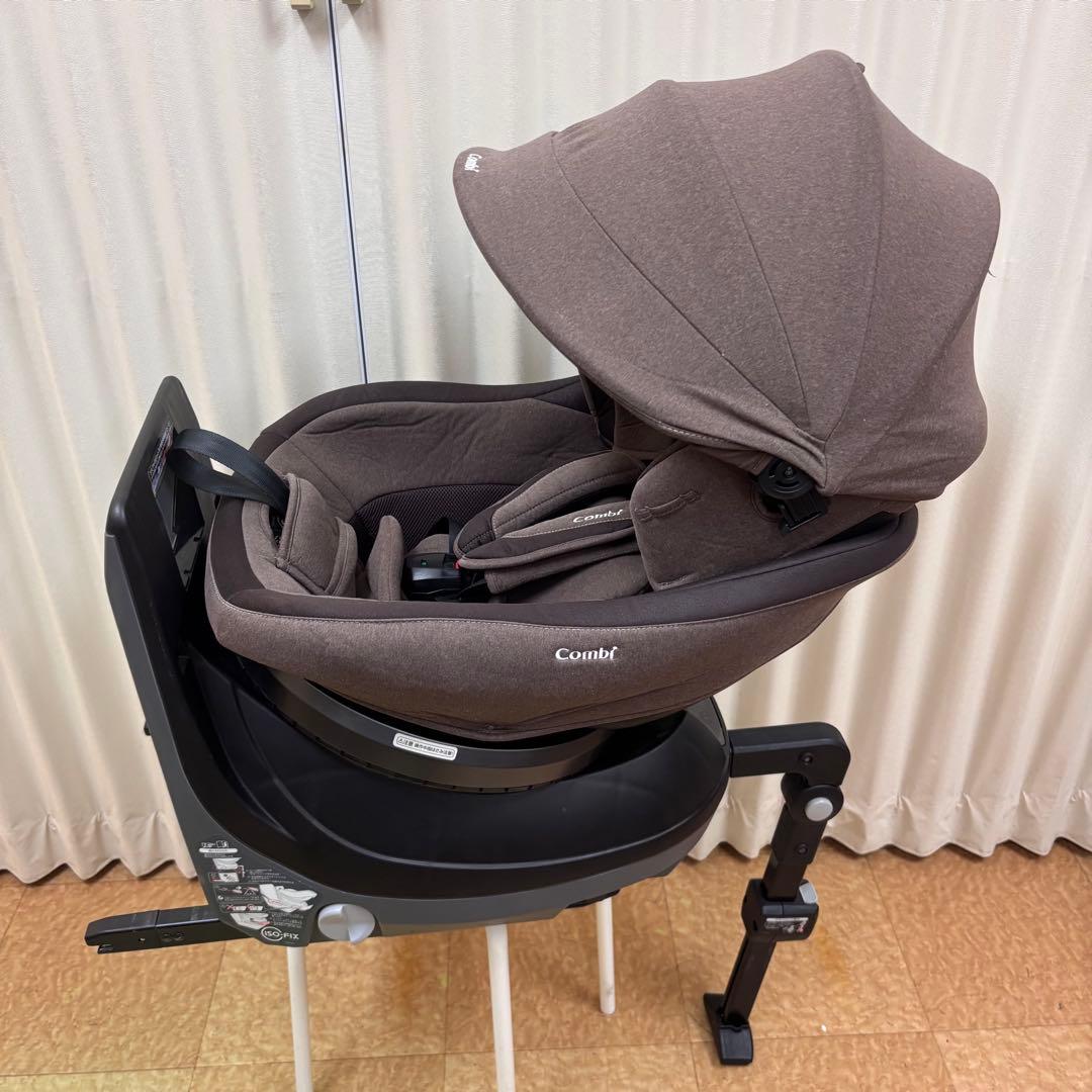 クリーニング済☆美品☆　コンビ　新生児　クルムーヴ　ISOFIX　エッグショック