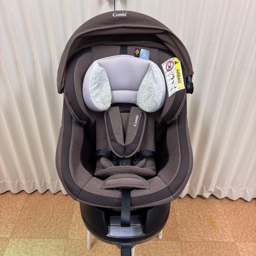 クリーニング済☆美品☆　コンビ　新生児　クルムーヴ　ISOFIX　エッグショック