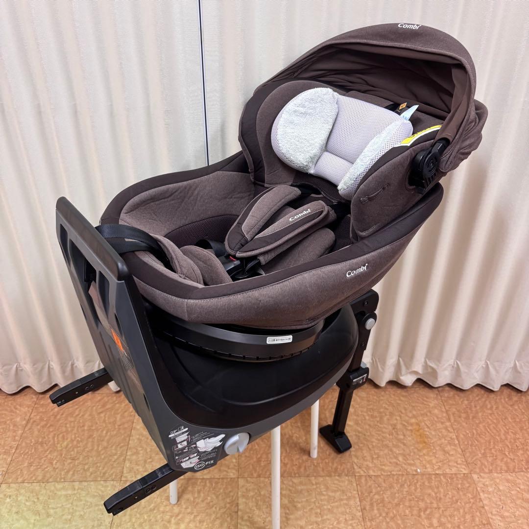 クリーニング済☆美品☆　コンビ　新生児　クルムーヴ　ISOFIX　エッグショック