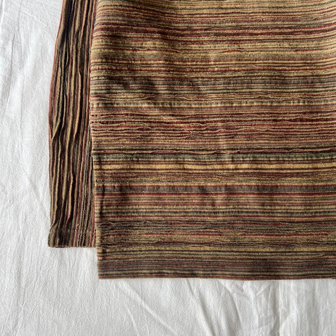 【高級】Jurgen Lehl カットソー 長袖 プリーツ デザイン◎ ブラウン