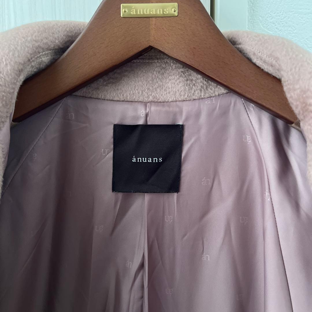 アニュアンス　ミドルスケールコート スモーキーピンク