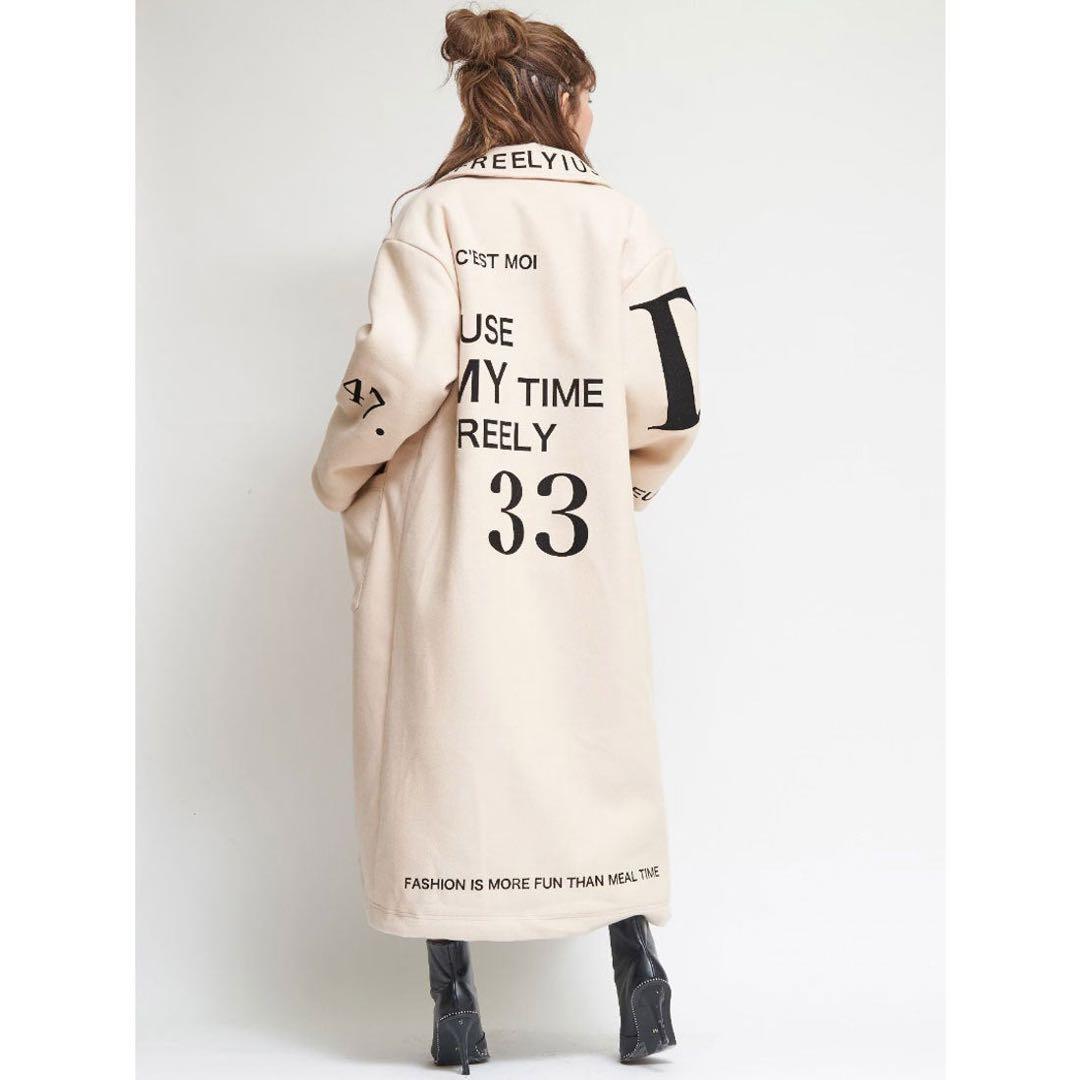 s*o様 Darich レタリングメルトンコート