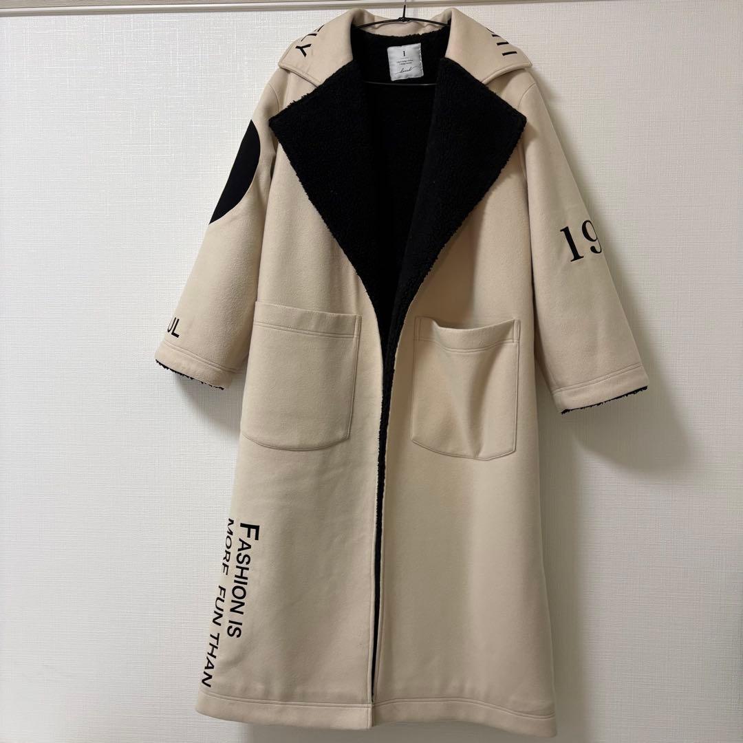 s*o様 Darich レタリングメルトンコート