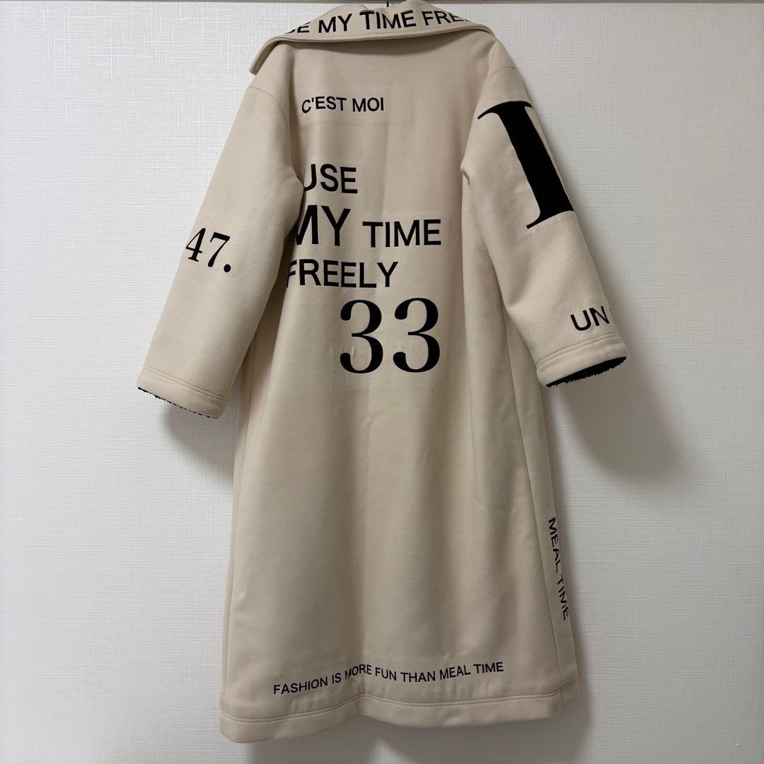 s*o様 Darich レタリングメルトンコート