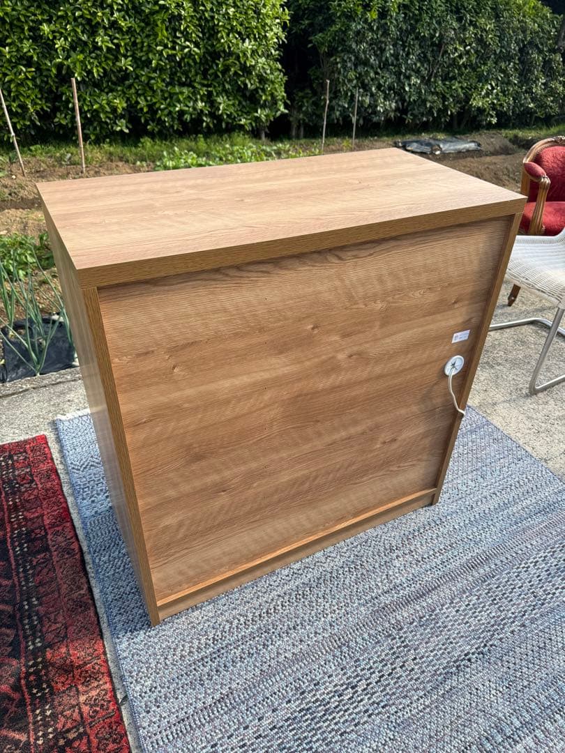 【展示品レベルの美品】キッチンカウンター／幅90・ナチュラルグレージュ・日本製