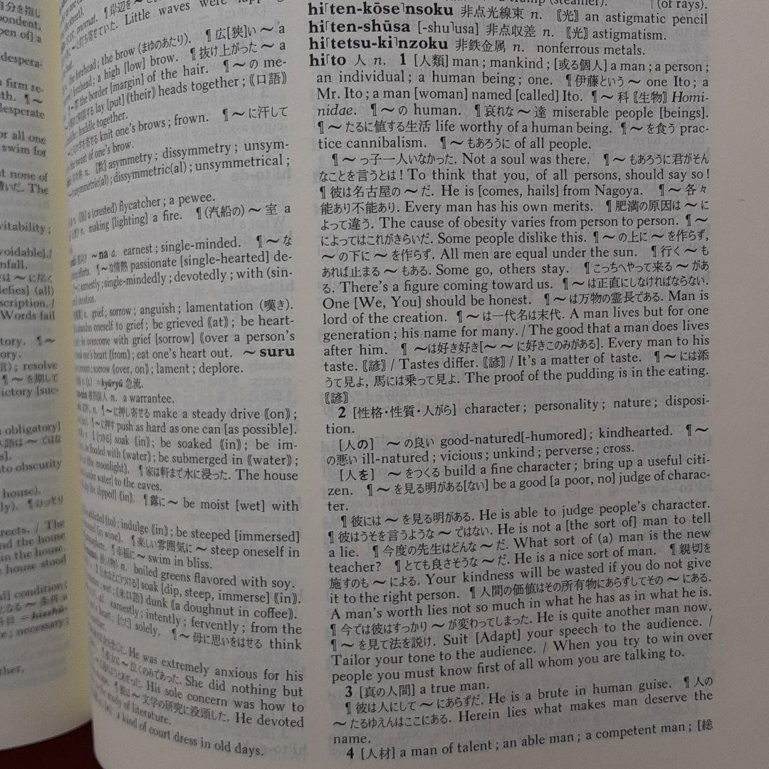 新和英大辞典 (背革装)