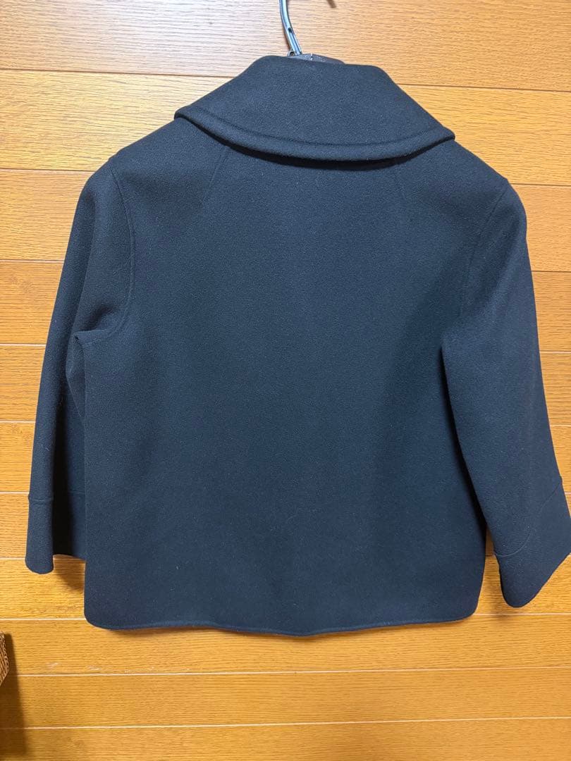 S maxmaraブラック ピーコート サイズ6/40