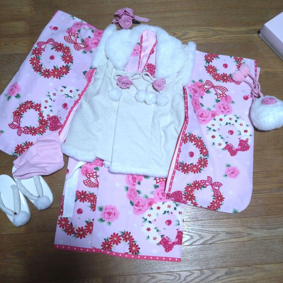 3歳★松田聖子★ピンクリボン被布セット