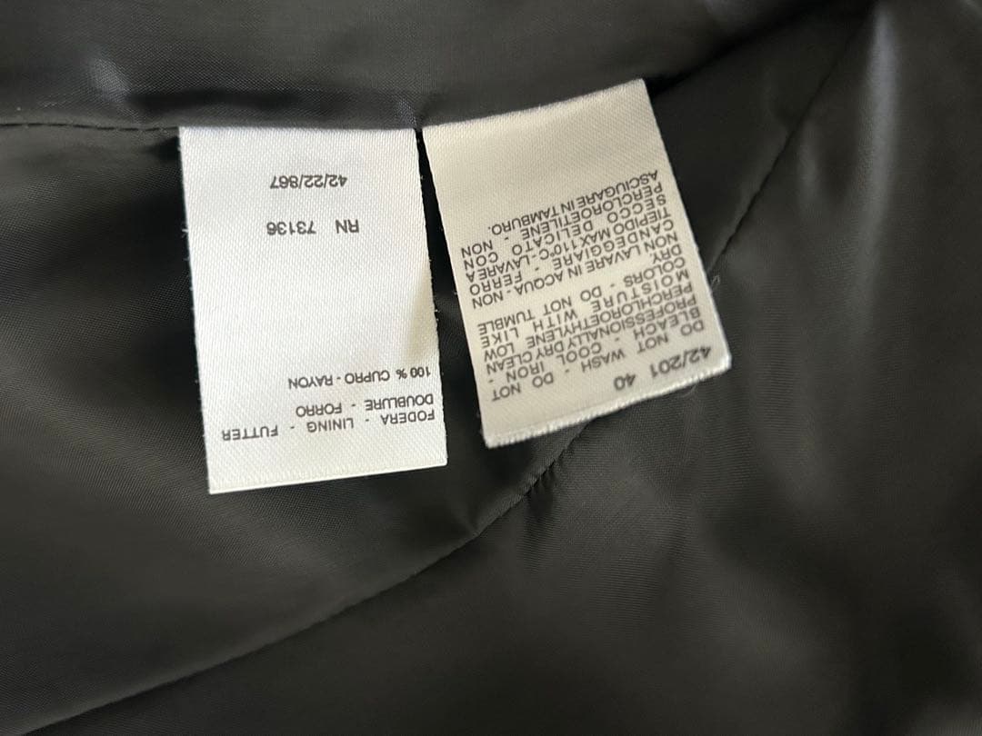MaxMara 22万 高級美ライン スーツ 黒 ブラック 未使用品