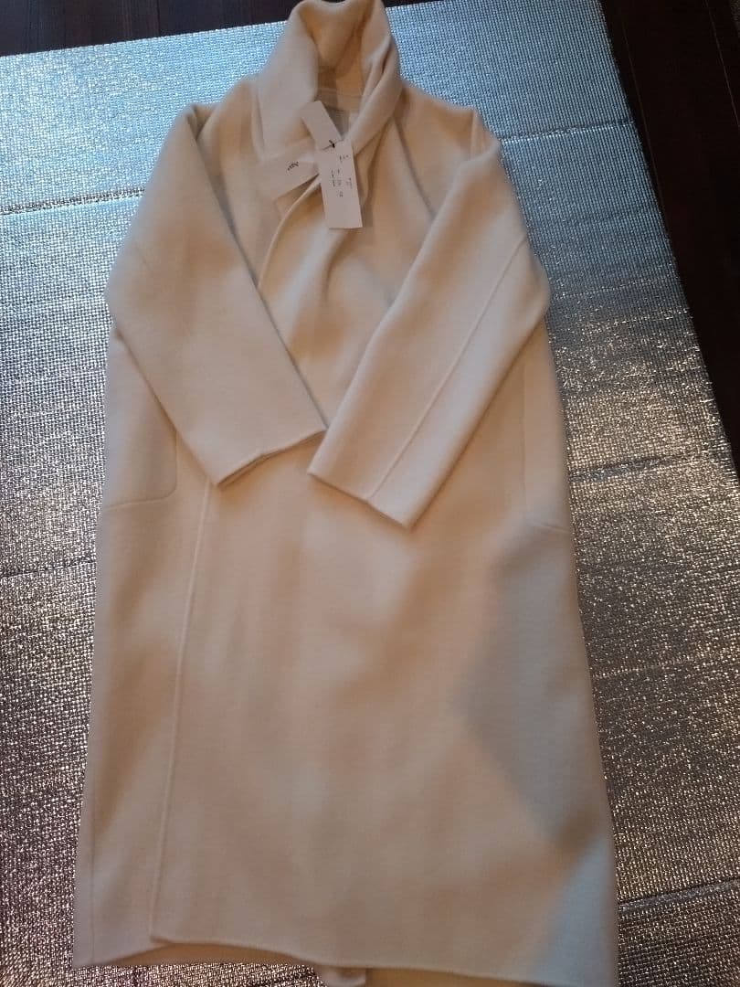 ヤマダヤ／Aga＋ホワイトロングコート M ウール90%