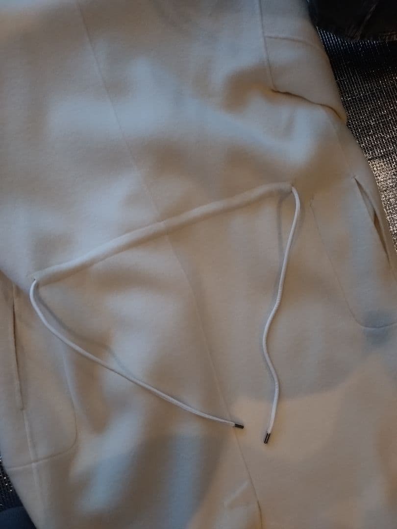 ヤマダヤ／Aga＋ホワイトロングコート M ウール90%