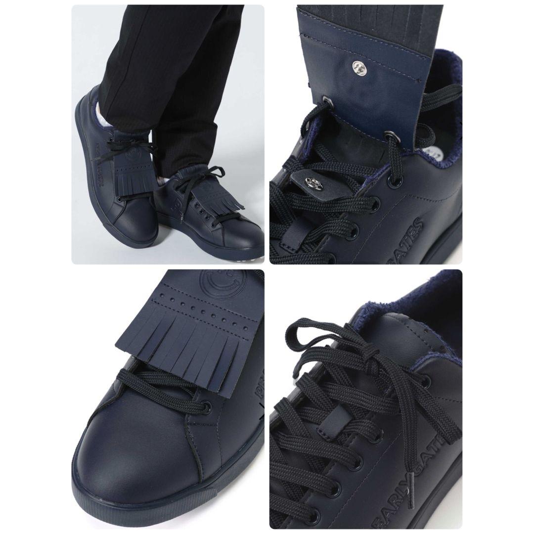 パーリーゲイツ　キルトタンローカット ゴルフシューズ　牛革レザ