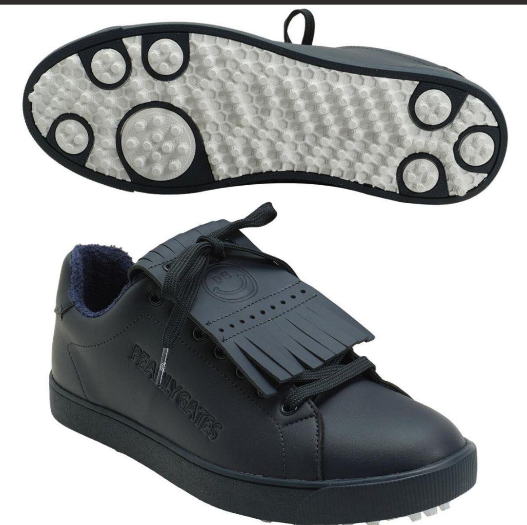 パーリーゲイツ　キルトタンローカット ゴルフシューズ　牛革レザ